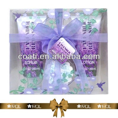 OEM bath gift set for foot customized colors and scents