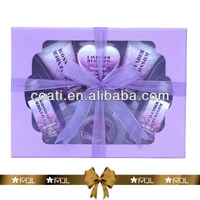 lavender bath spa gift set in paper box